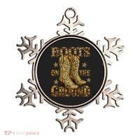 Boots On The Ground, Cowgirl Linedance, Boot Cowboy Western  Ornament thumb 0