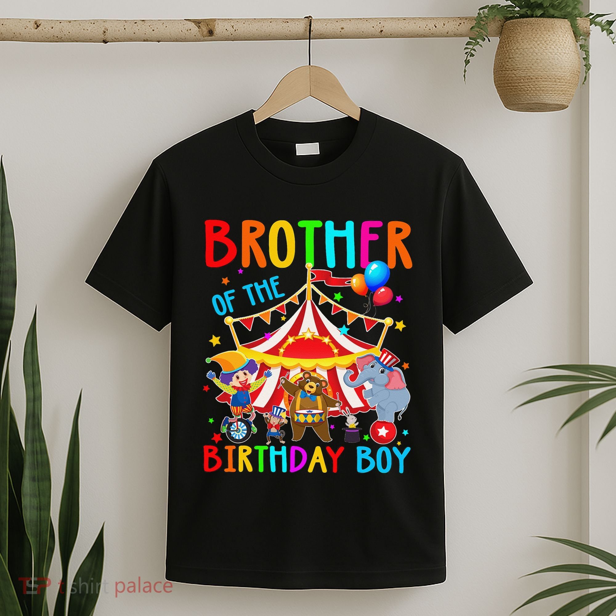 Brother Of The Birthday Carnival Circus Themed Bday T-Shirt