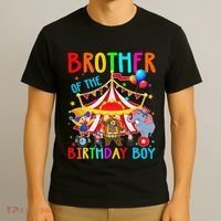 Brother Of The Birthday Carnival Circus Themed Bday T-Shirt thumb 3