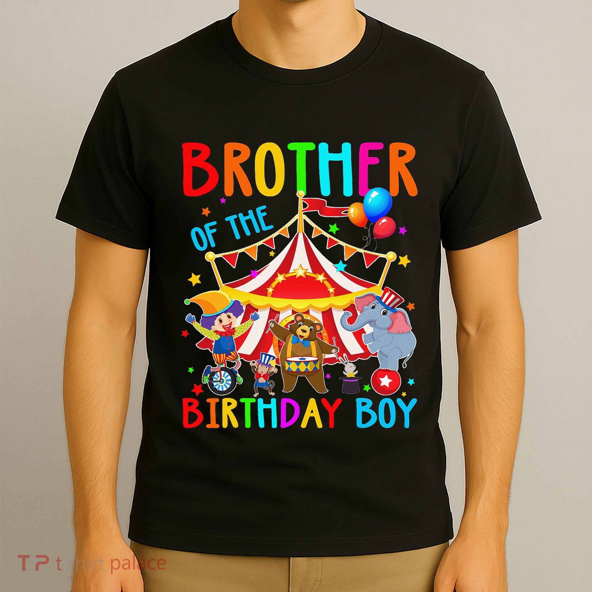 Brother Of The Birthday Carnival Circus Themed Bday T-Shirt