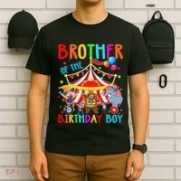 Brother Of The Birthday Carnival Circus Themed Bday T-Shirt thumb 6
