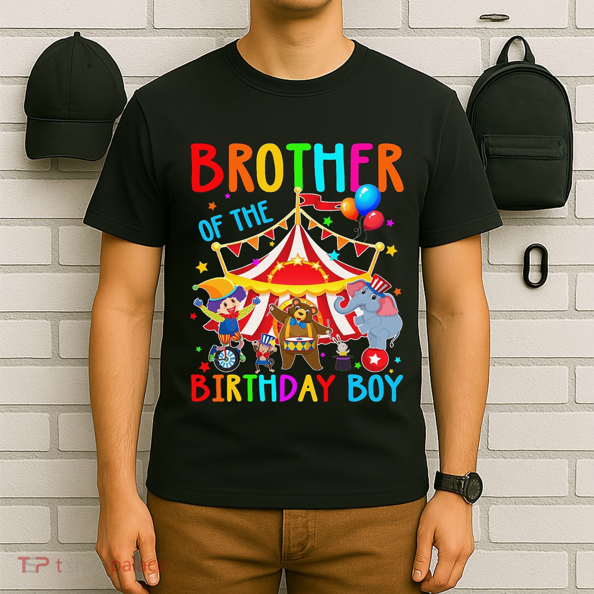 Brother Of The Birthday Carnival Circus Themed Bday T-Shirt
