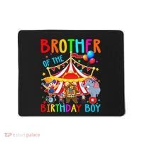 Brother Of The Birthday Carnival Circus Themed Bday Mousepad thumb 0