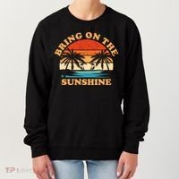 Bring On The Sunshine Retro Sunset Tropical Women's Sweatshirt thumb 0