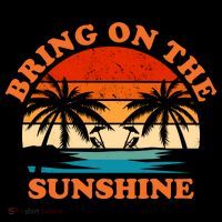 Bring On The Sunshine Retro Sunset Tropical Coffee Mug thumb 5