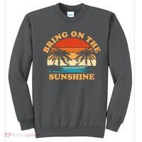 Bring On The Sunshine Retro Sunset Tropical Sweatshirt thumb 0
