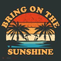 Bring On The Sunshine Retro Sunset Tropical Tank Top thumb 6