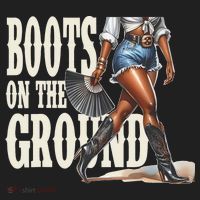 Boots On The Ground Black Cowgirl Melanin Women Gift Hat thumb 2