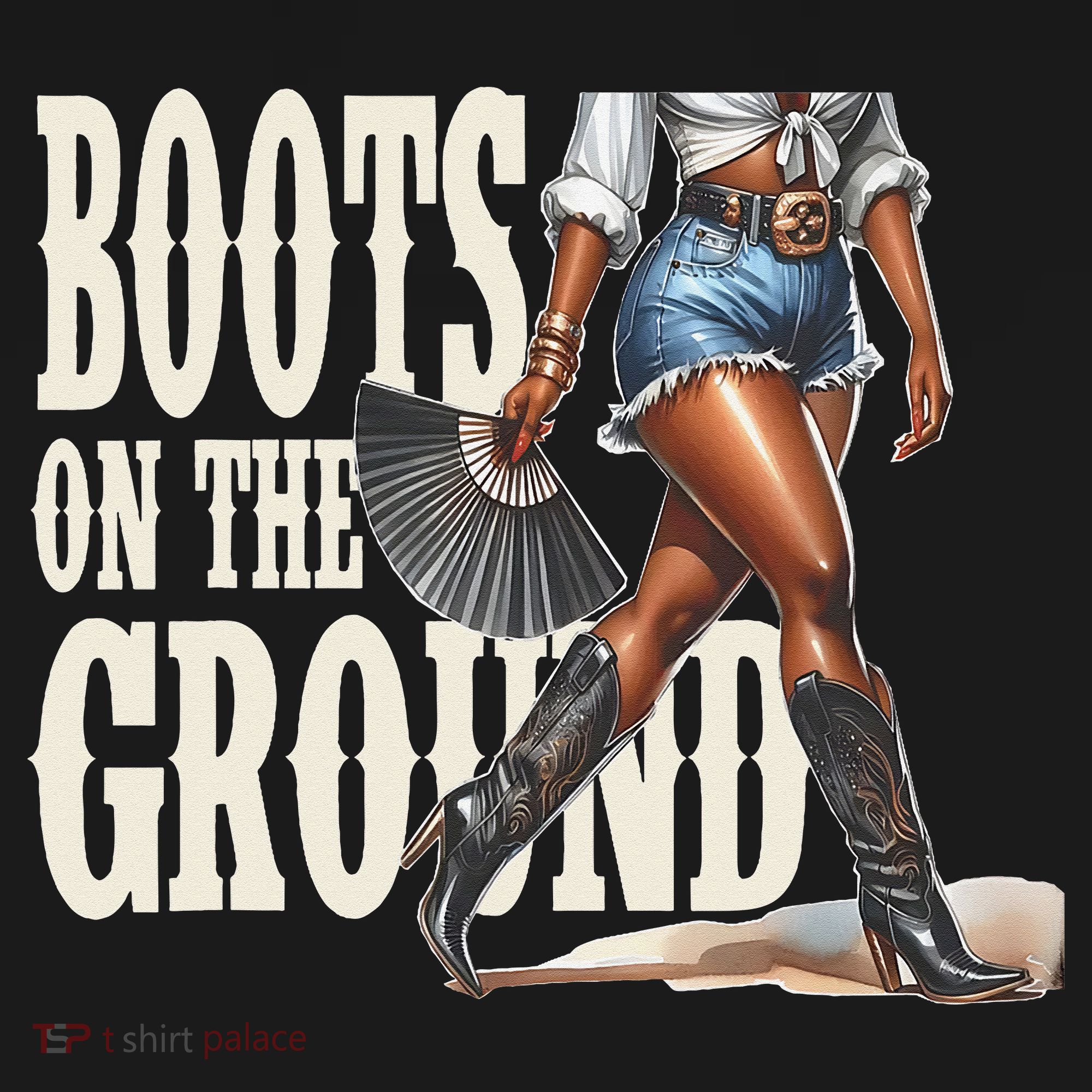 Boots On The Ground Black Cowgirl Melanin Women Gift Visor