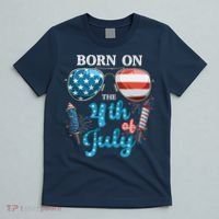 Born On The Fourth Of July 4th Of July Birthday Patriotic T-Shirt thumb 5