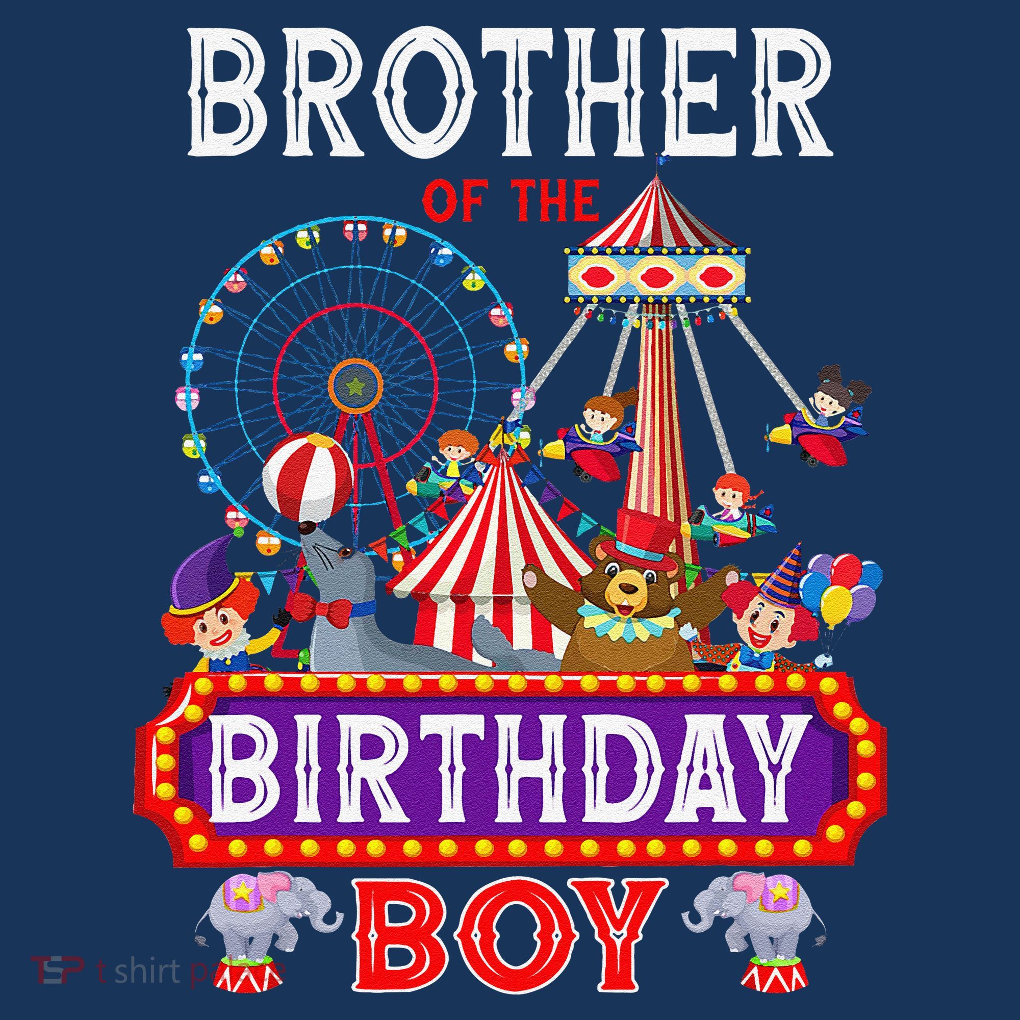 Brother Of The Birthday Boy Carnival Circus 1st Birthday Women's Tank Top