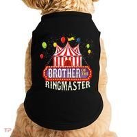Brother Of The Birthday Ringmaster Circus Party Bday Gift Doggie Tank thumb 0