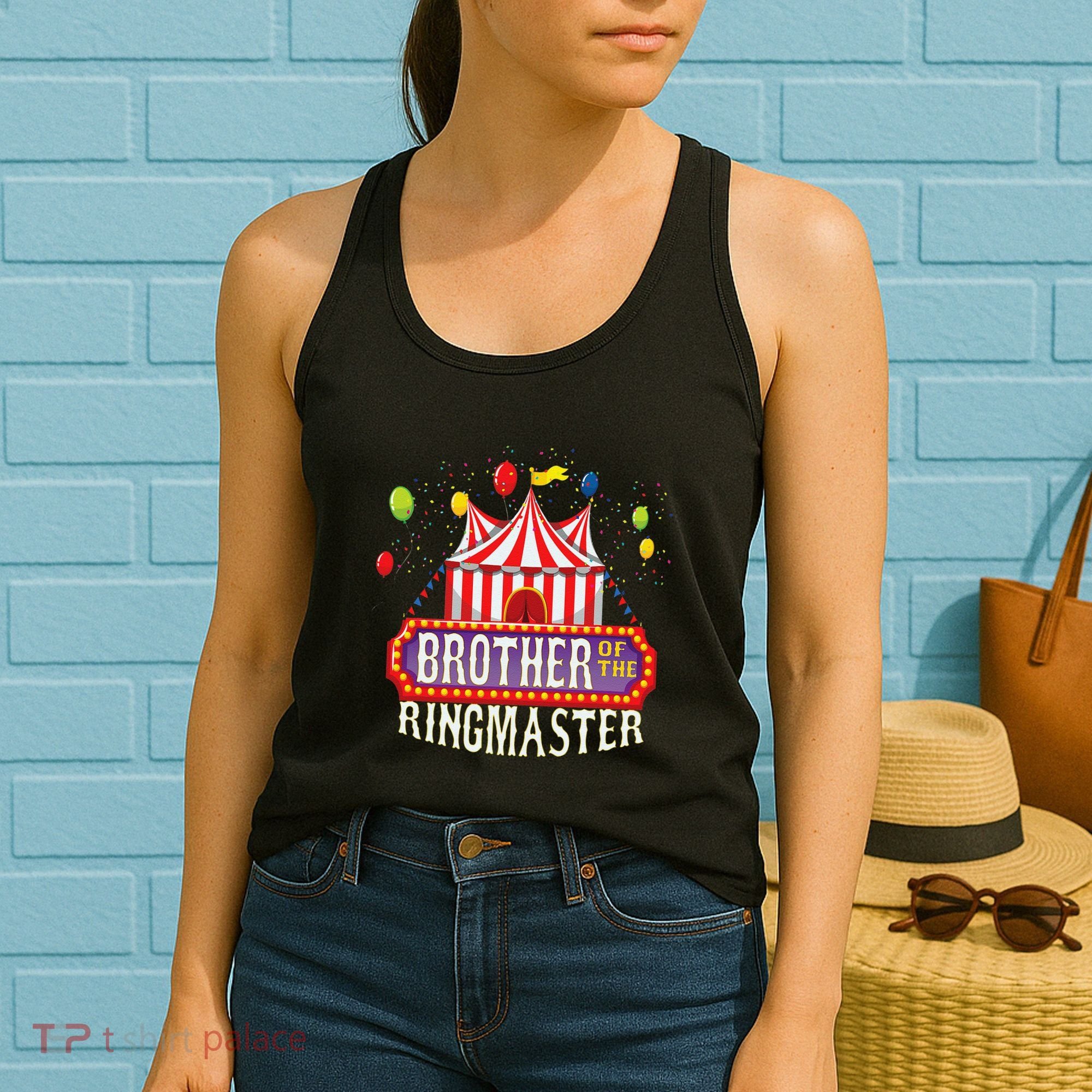 Brother Of The Birthday Ringmaster Circus Party Bday Gift Women's Tank Top