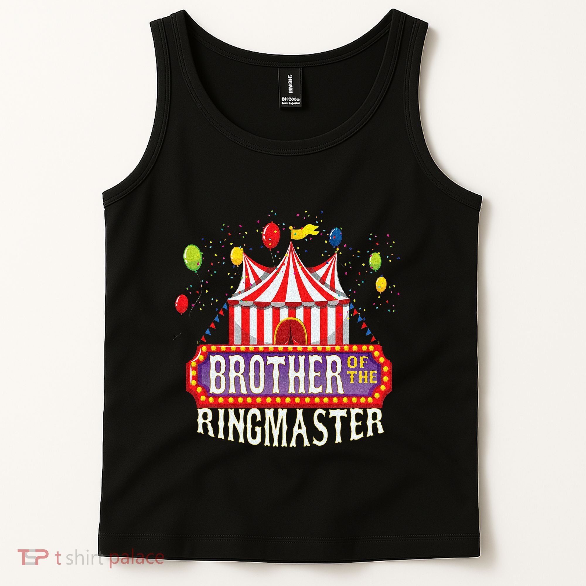 Brother Of The Birthday Ringmaster Circus Party Bday Gift Tank Top
