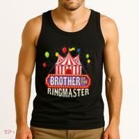 Brother Of The Birthday Ringmaster Circus Party Bday Gift Tank Top thumb 3