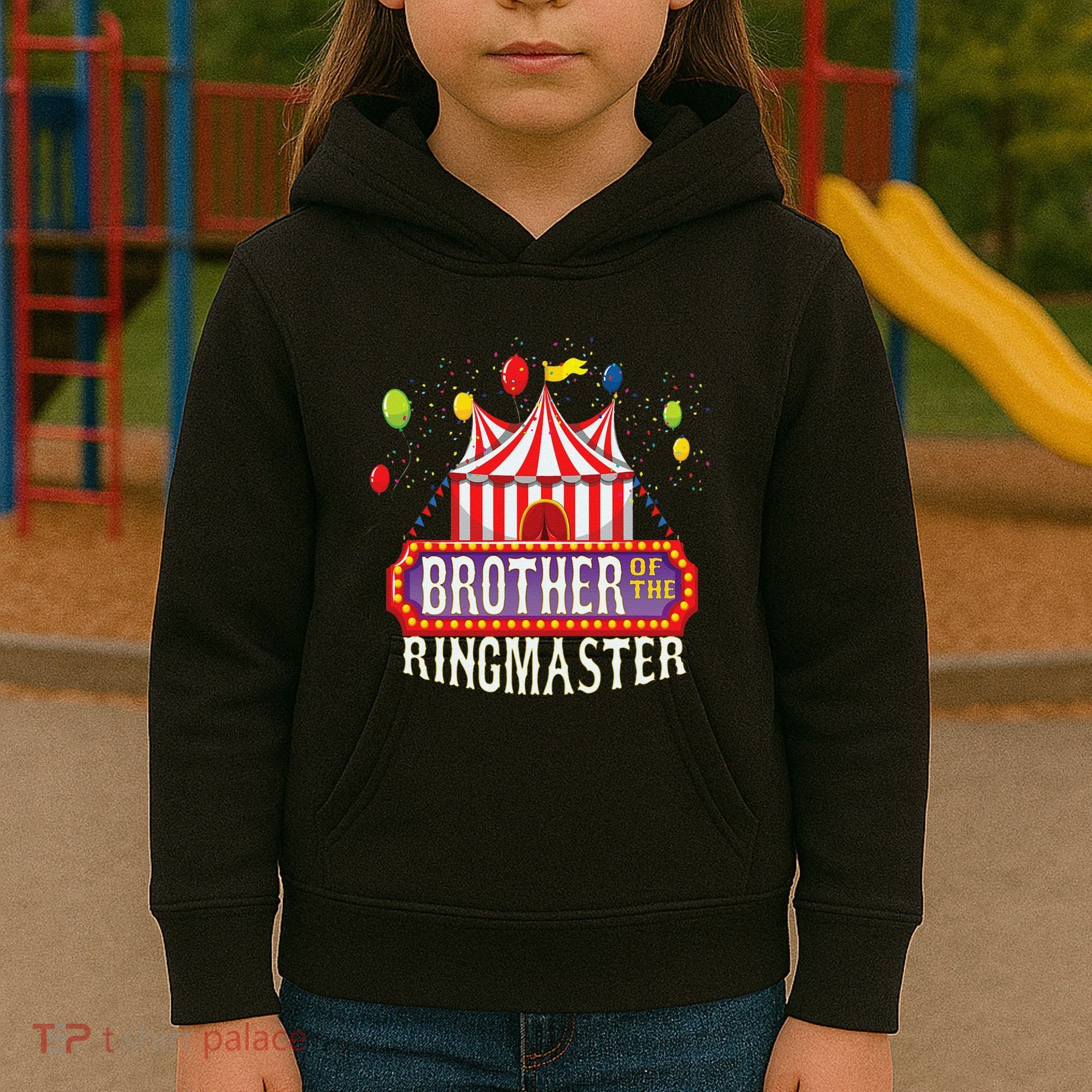 Brother Of The Birthday Ringmaster Circus Party Bday Gift Kids Hoodie