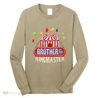 Brother Of The Birthday Ringmaster Circus Party Bday Gift Long Sleeve Shirt thumb 0