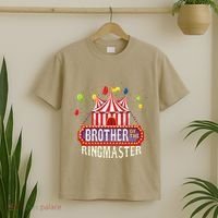 Brother Of The Birthday Ringmaster Circus Party Bday Gift T-Shirt thumb 2