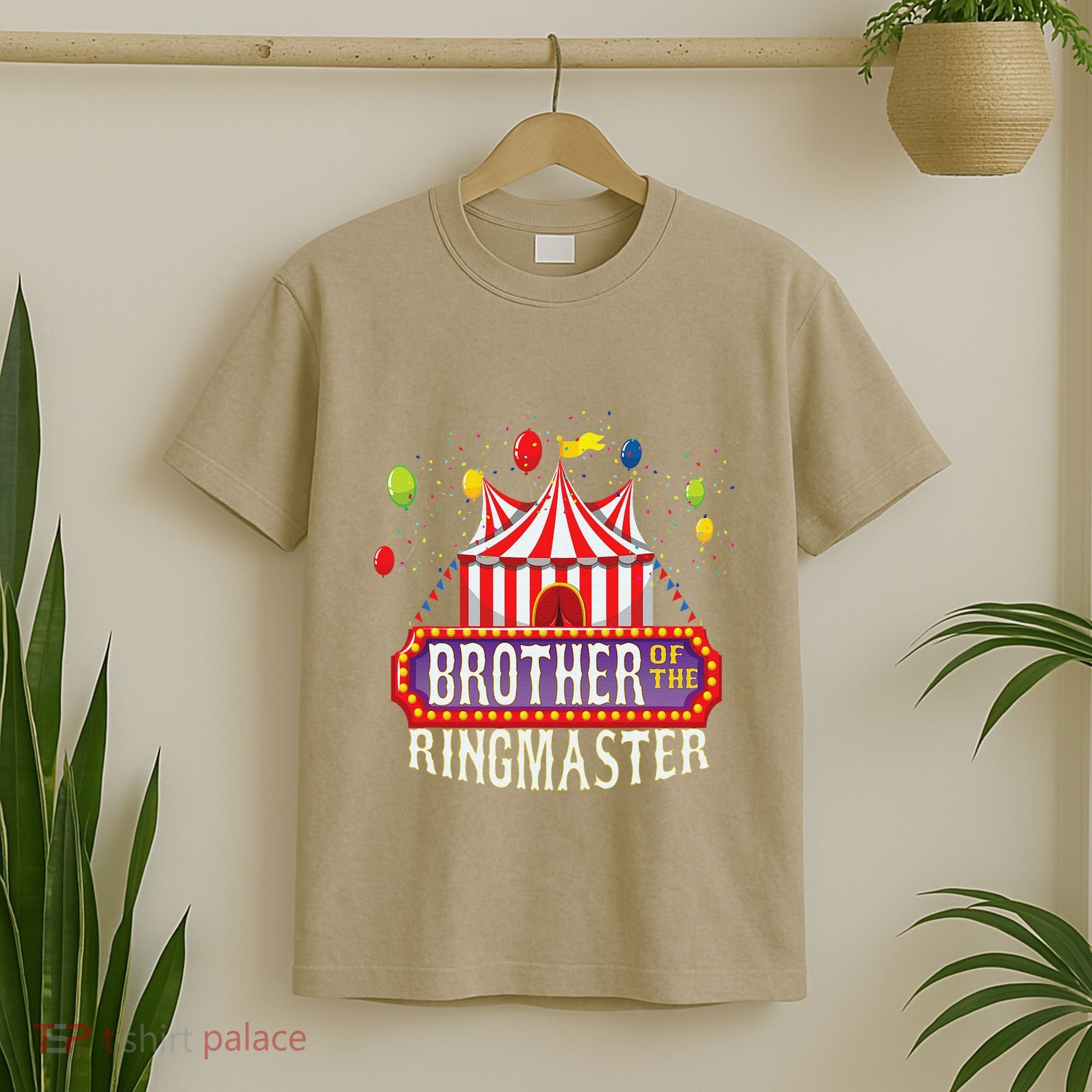 Brother Of The Birthday Ringmaster Circus Party Bday Gift T-Shirt