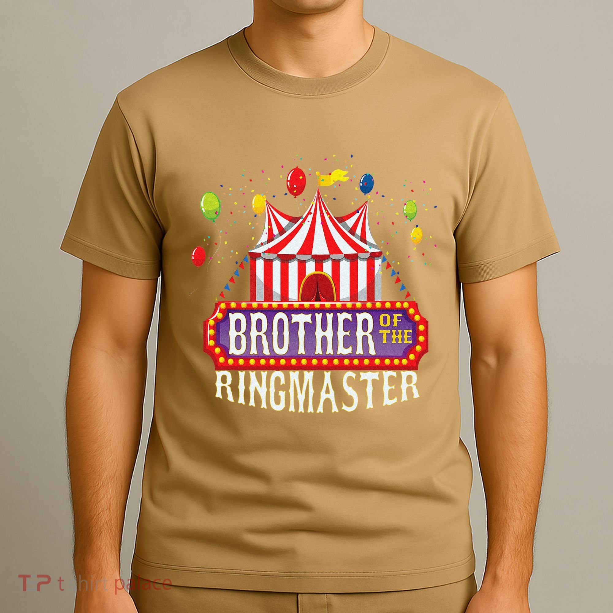 Brother Of The Birthday Ringmaster Circus Party Bday Gift T-Shirt