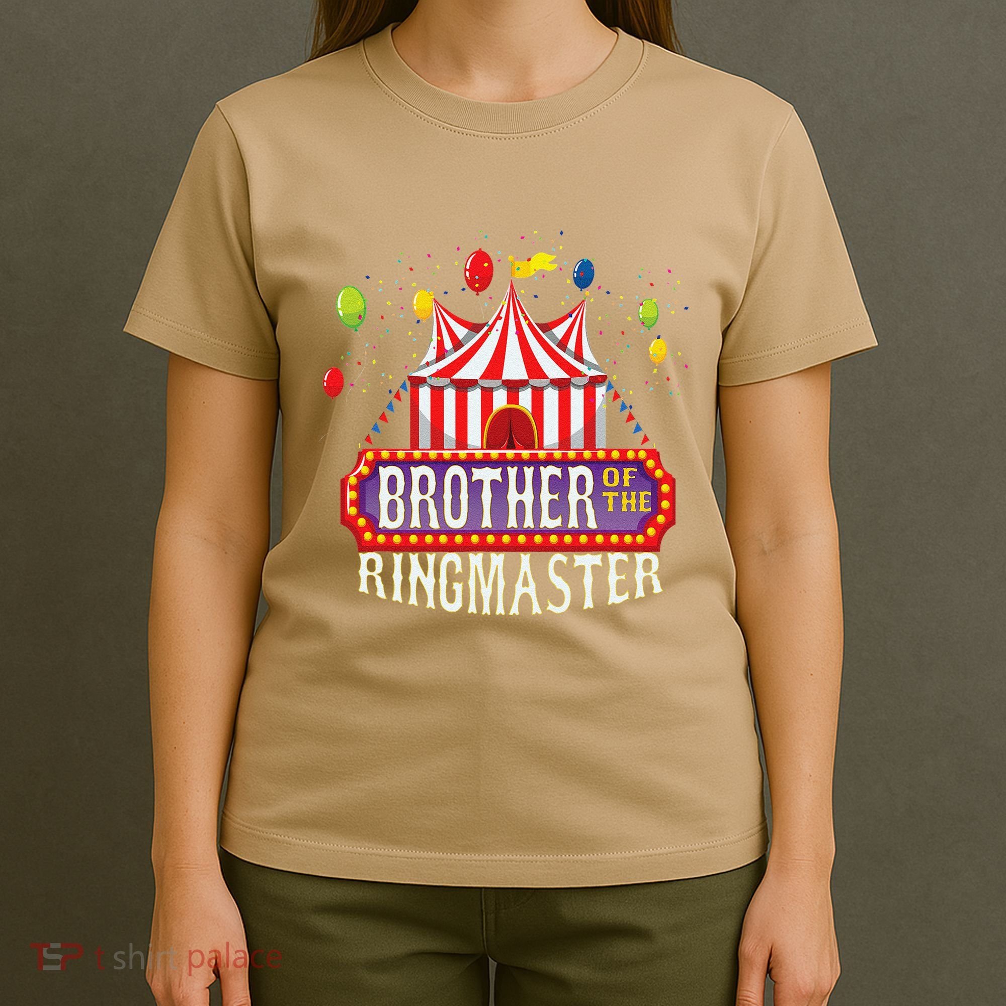 Brother Of The Birthday Ringmaster Circus Party Bday Gift T-Shirt