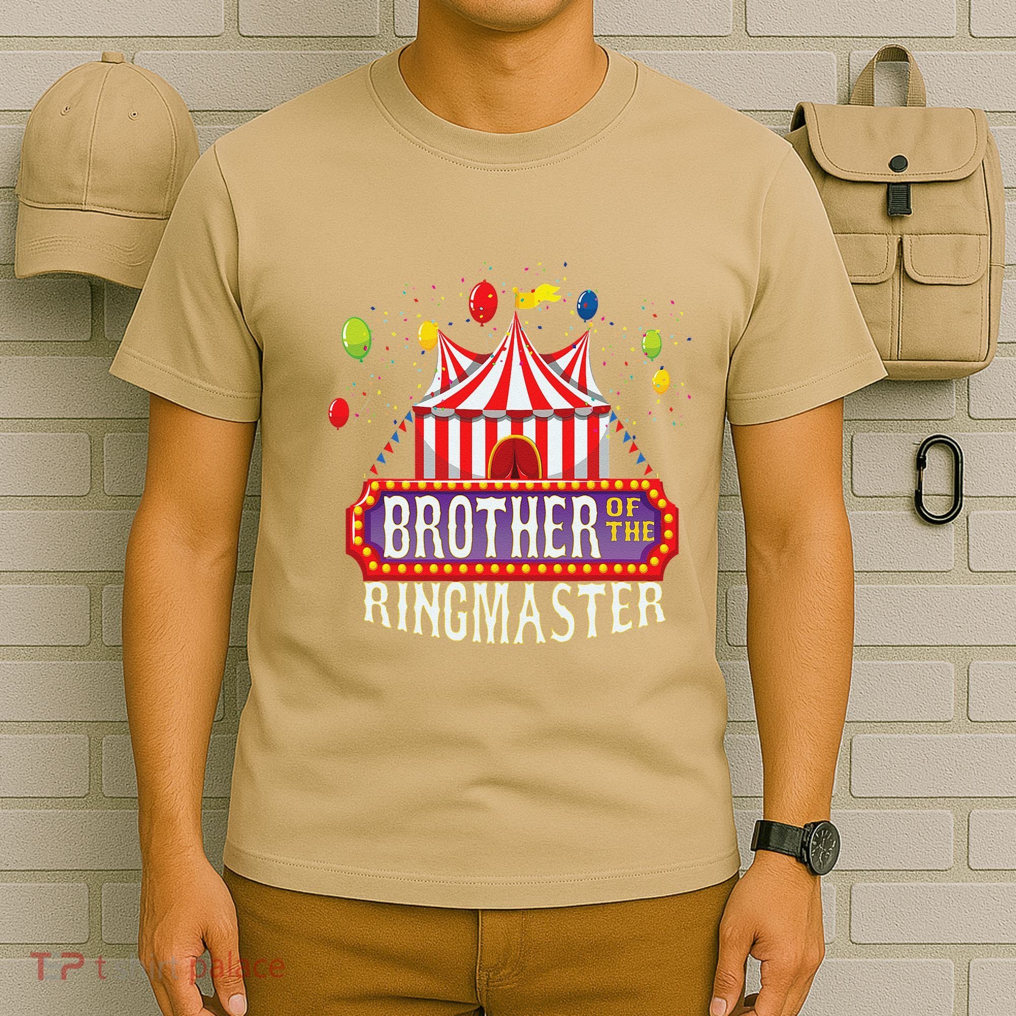 Brother Of The Birthday Ringmaster Circus Party Bday Gift T-Shirt