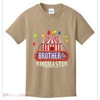 Brother Of The Birthday Ringmaster Circus Party Bday Gift Kids T-Shirt thumb 0