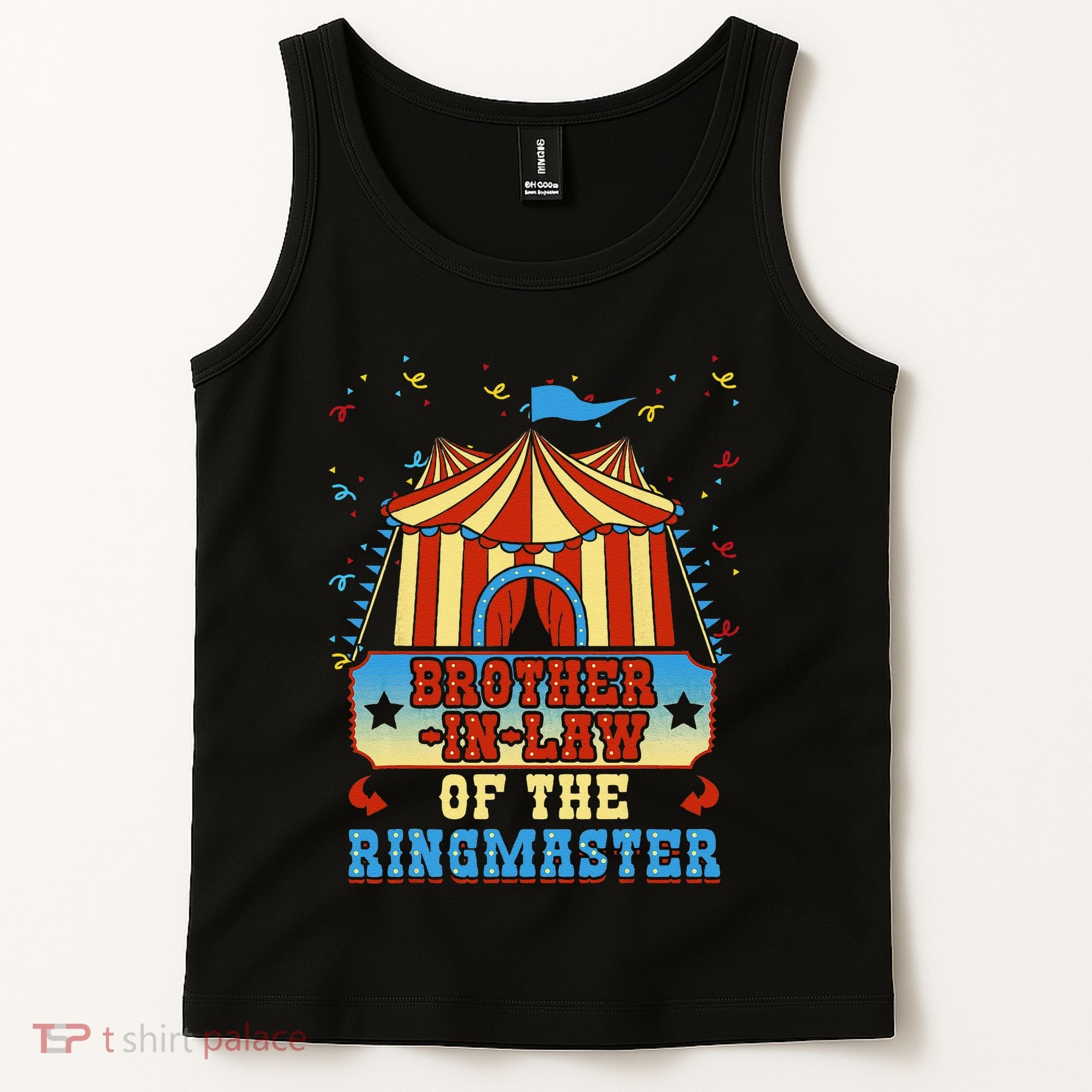 BrotherInLaw Of The Ringmaster Circus Birthday Party Tank Top