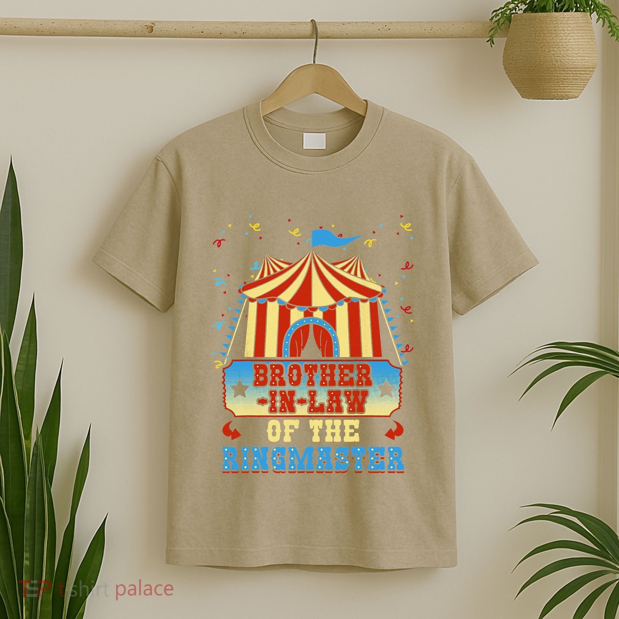 BrotherInLaw Of The Ringmaster Circus Birthday Party T-Shirt