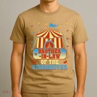 BrotherInLaw Of The Ringmaster Circus Birthday Party T-Shirt thumb 3