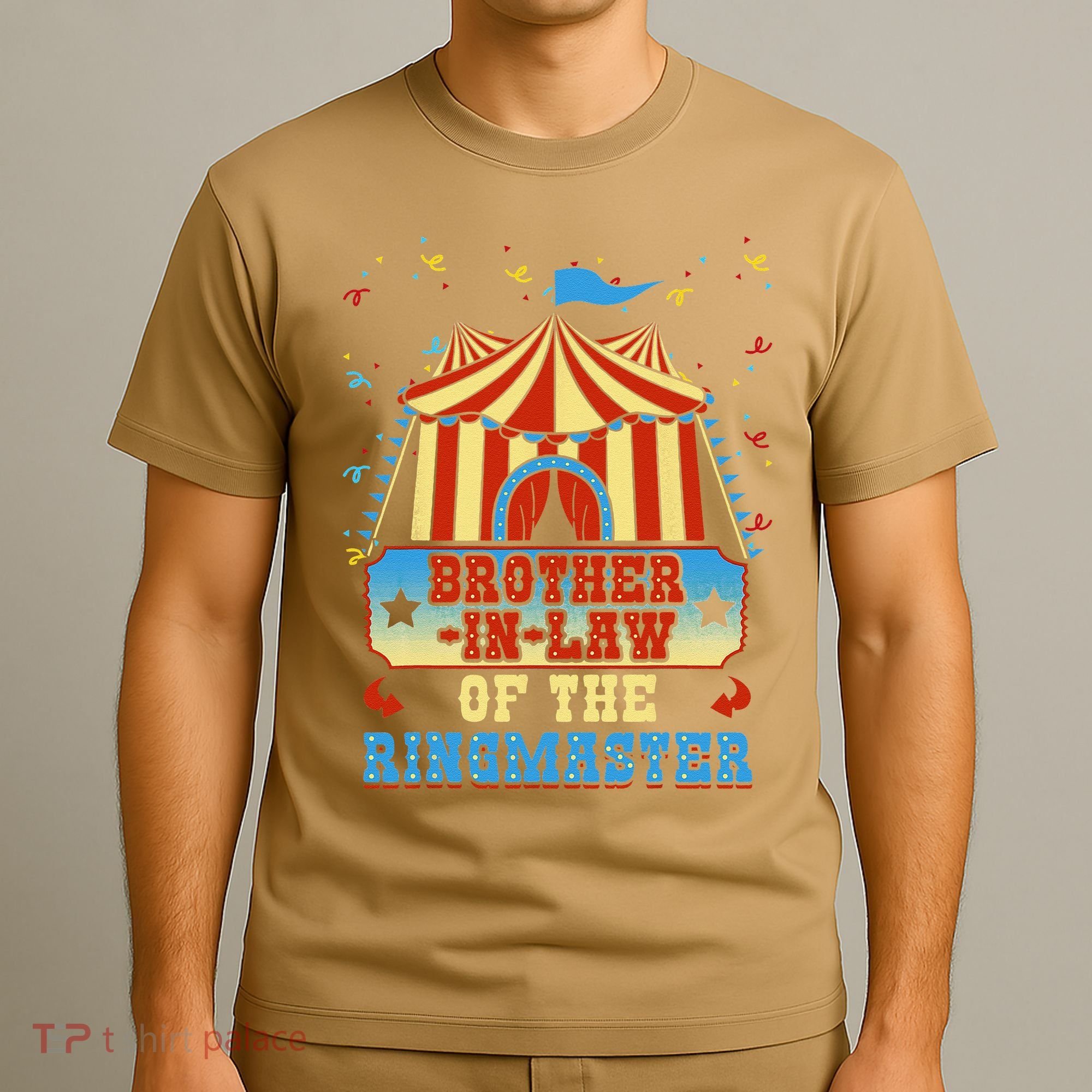 BrotherInLaw Of The Ringmaster Circus Birthday Party T-Shirt