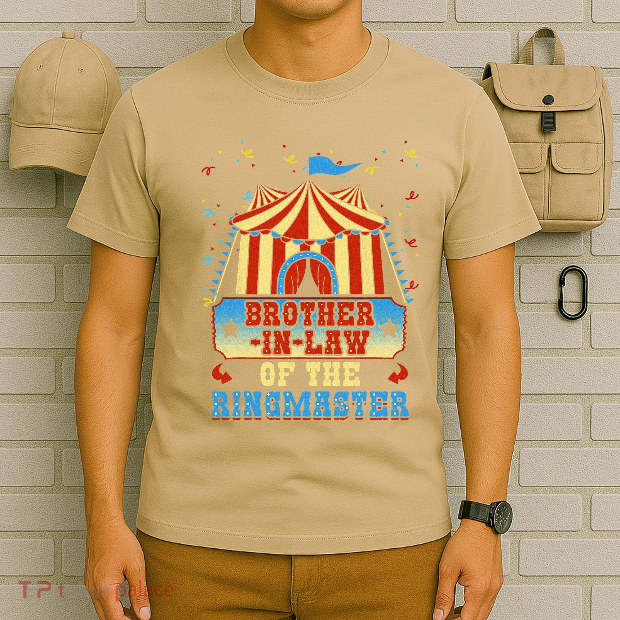 BrotherInLaw Of The Ringmaster Circus Birthday Party T-Shirt