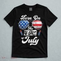 Born On The 4th Of July Birthday Independence Day T-Shirt thumb 5