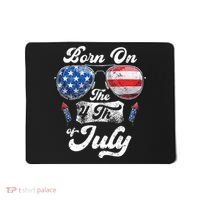 Born On The 4th Of July Birthday Independence Day Mousepad thumb 0
