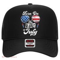 Born On The 4th Of July Birthday Independence Day Hat thumb 0