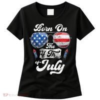 Born On The 4th Of July Birthday Independence Day Women's T-Shirt thumb 0