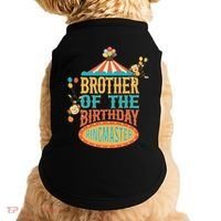 Brother Of The Birthday Ringmaster Circus Party Bday Doggie Tank thumb 0