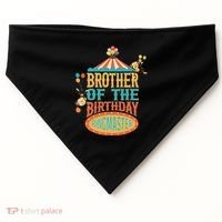 Brother Of The Birthday Ringmaster Circus Party Bday USA-Made Doggie Bandana thumb 0