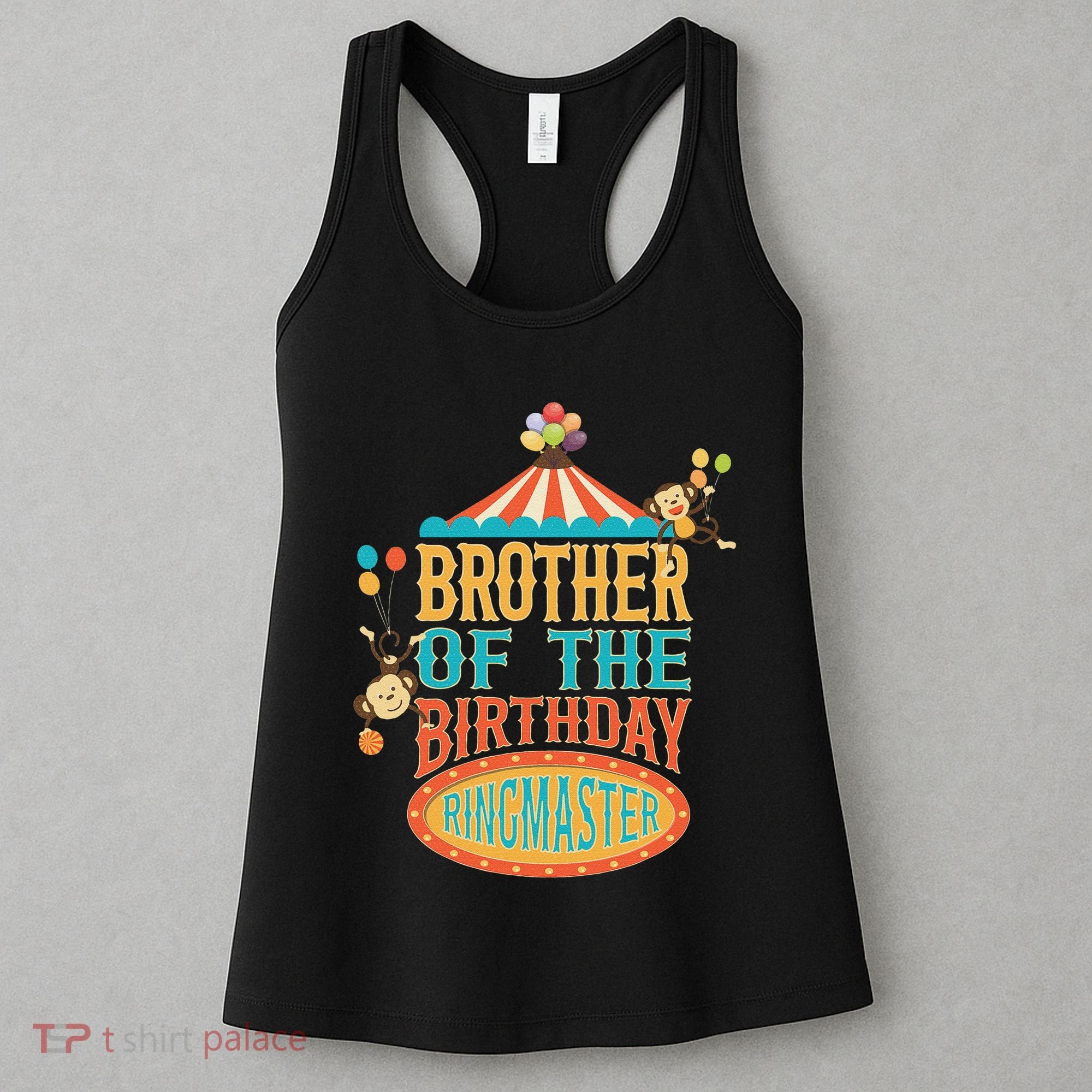 Brother Of The Birthday Ringmaster Circus Party Bday Women's Tank Top