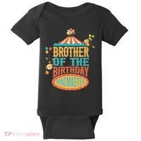 Brother Of The Birthday Ringmaster Circus Party Bday Baby Bodysuit thumb 0