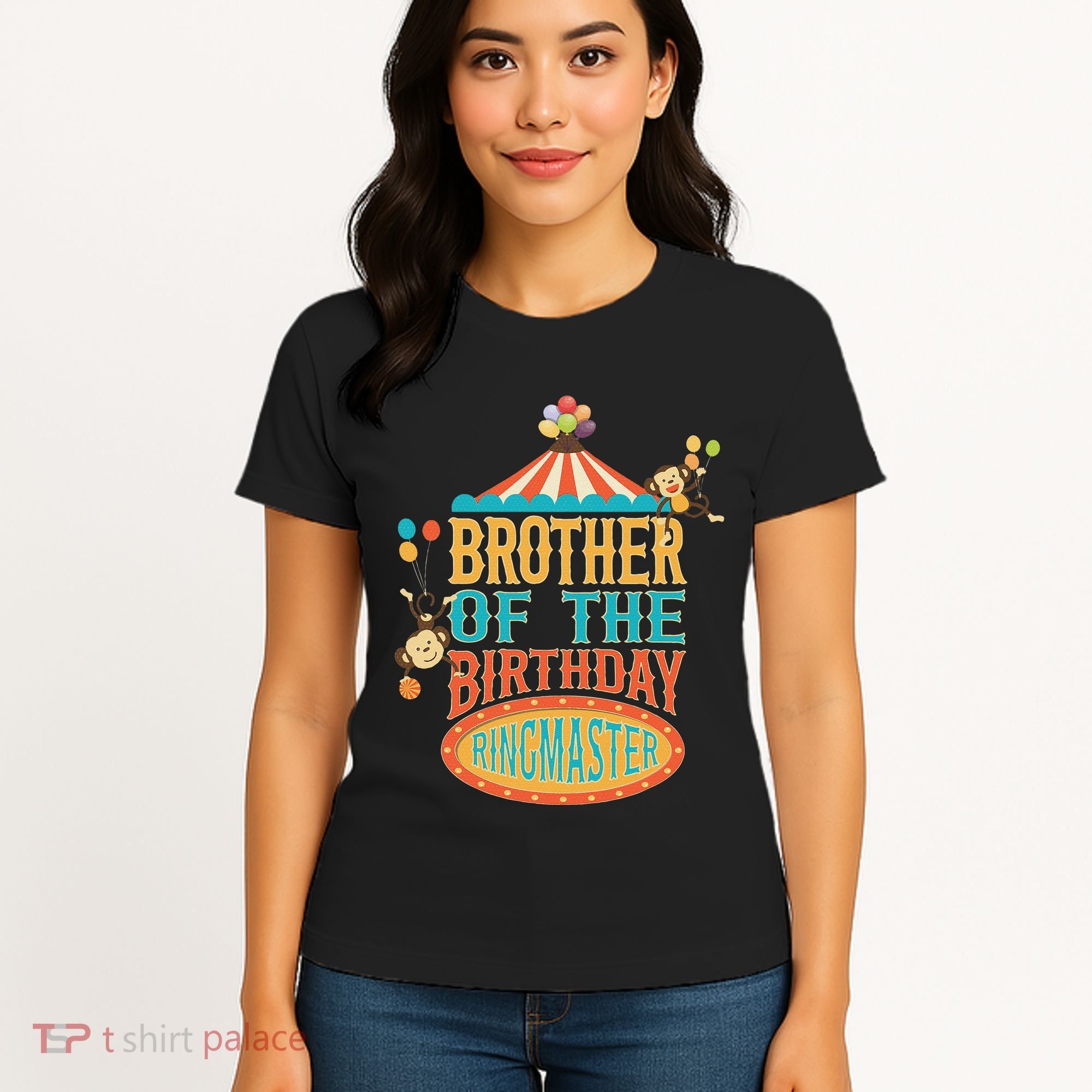Brother Of The Birthday Ringmaster Circus Party Bday Women's T-Shirt