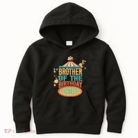 Brother Of The Birthday Ringmaster Circus Party Bday Kids Hoodie thumb 0