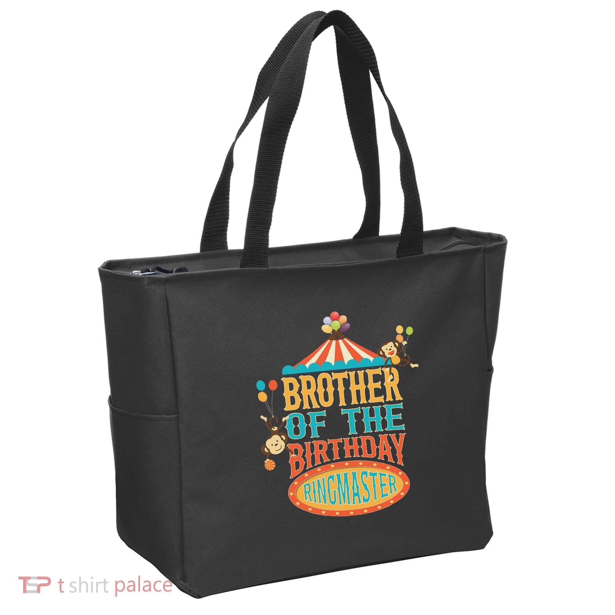 Brother Of The Birthday Ringmaster Circus Party Bday Tote Bag