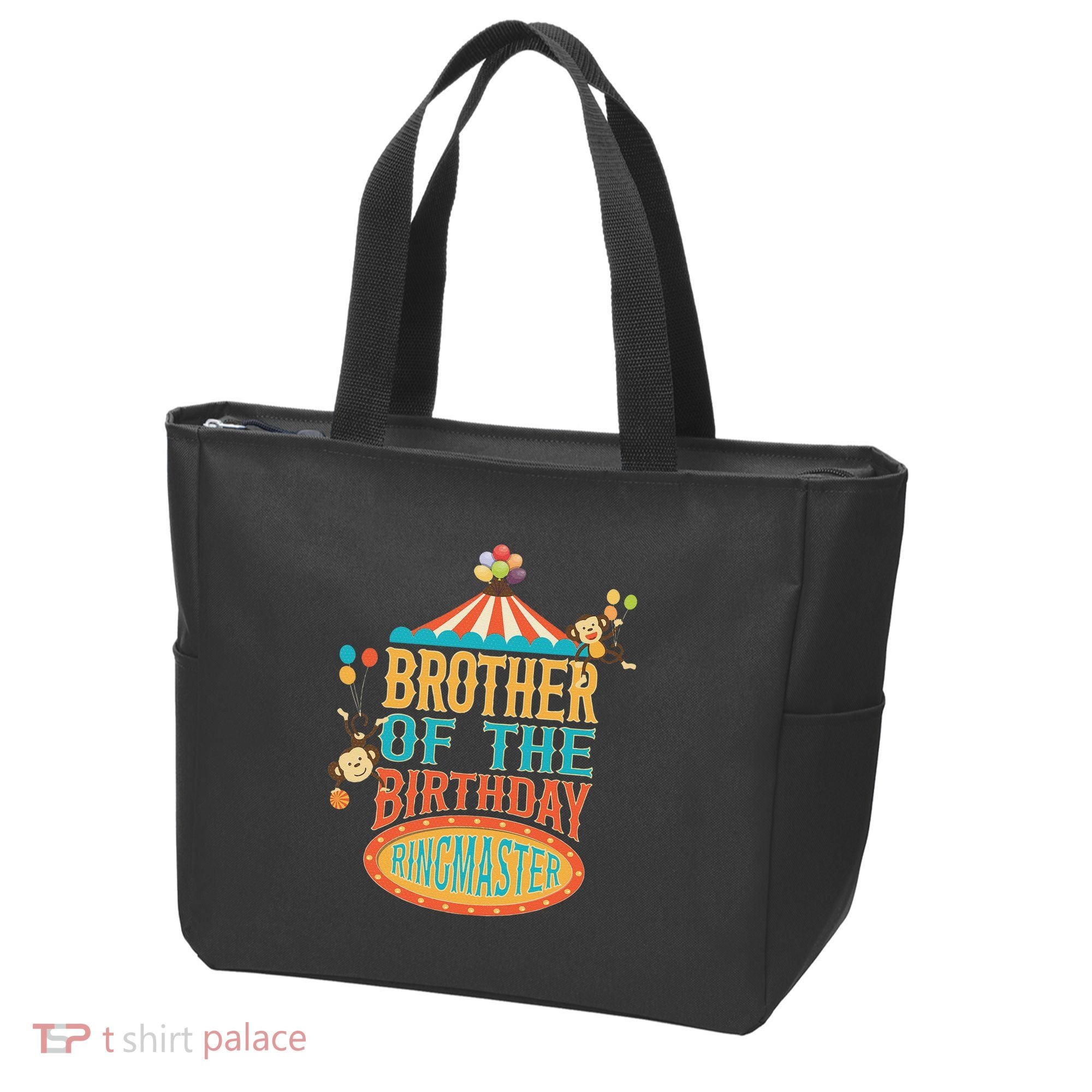 Brother Of The Birthday Ringmaster Circus Party Bday Tote Bag