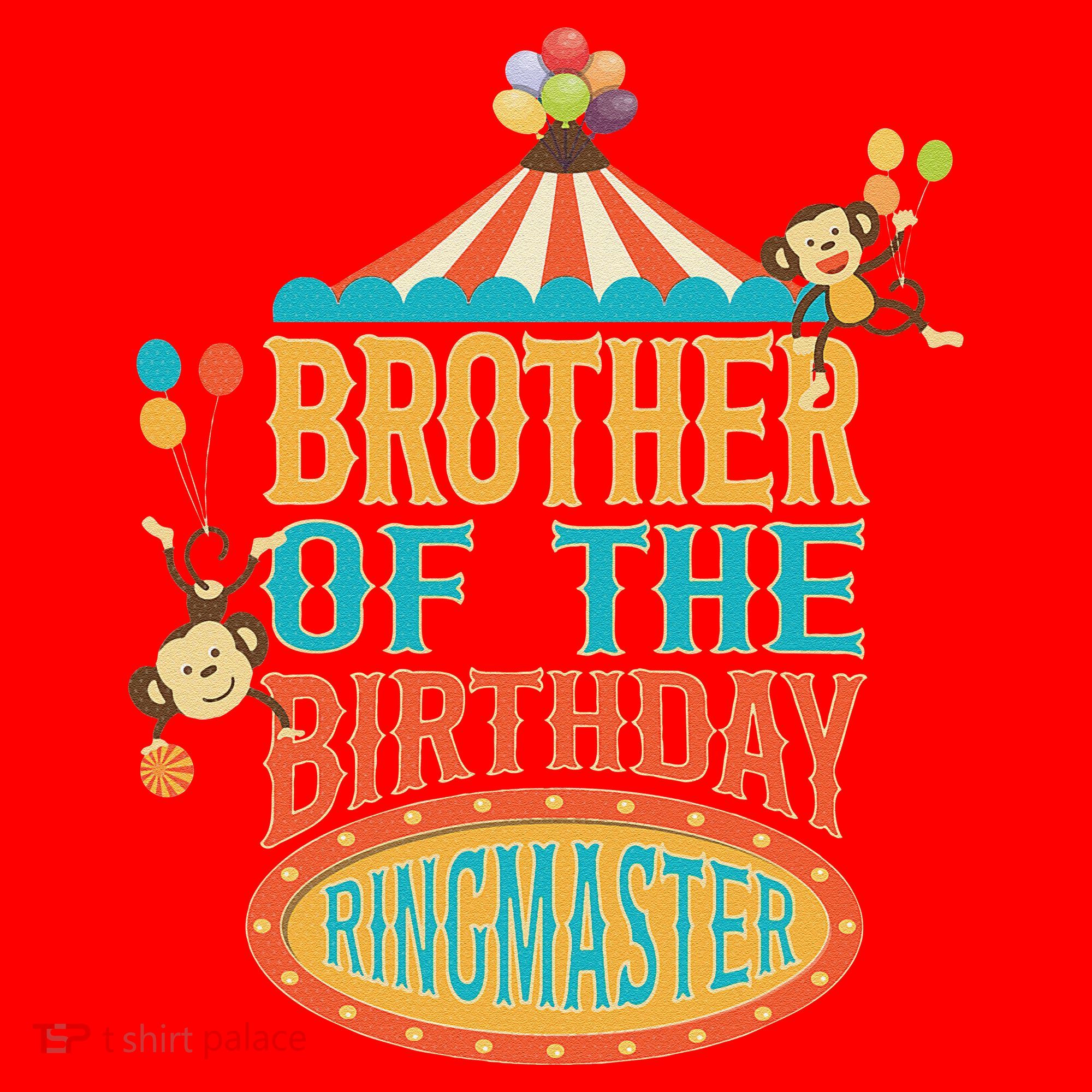 Brother Of The Birthday Ringmaster Circus Party Bday Santa Hat
