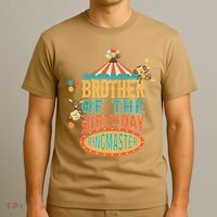 Brother Of The Birthday Ringmaster Circus Party Bday T-Shirt thumb 3