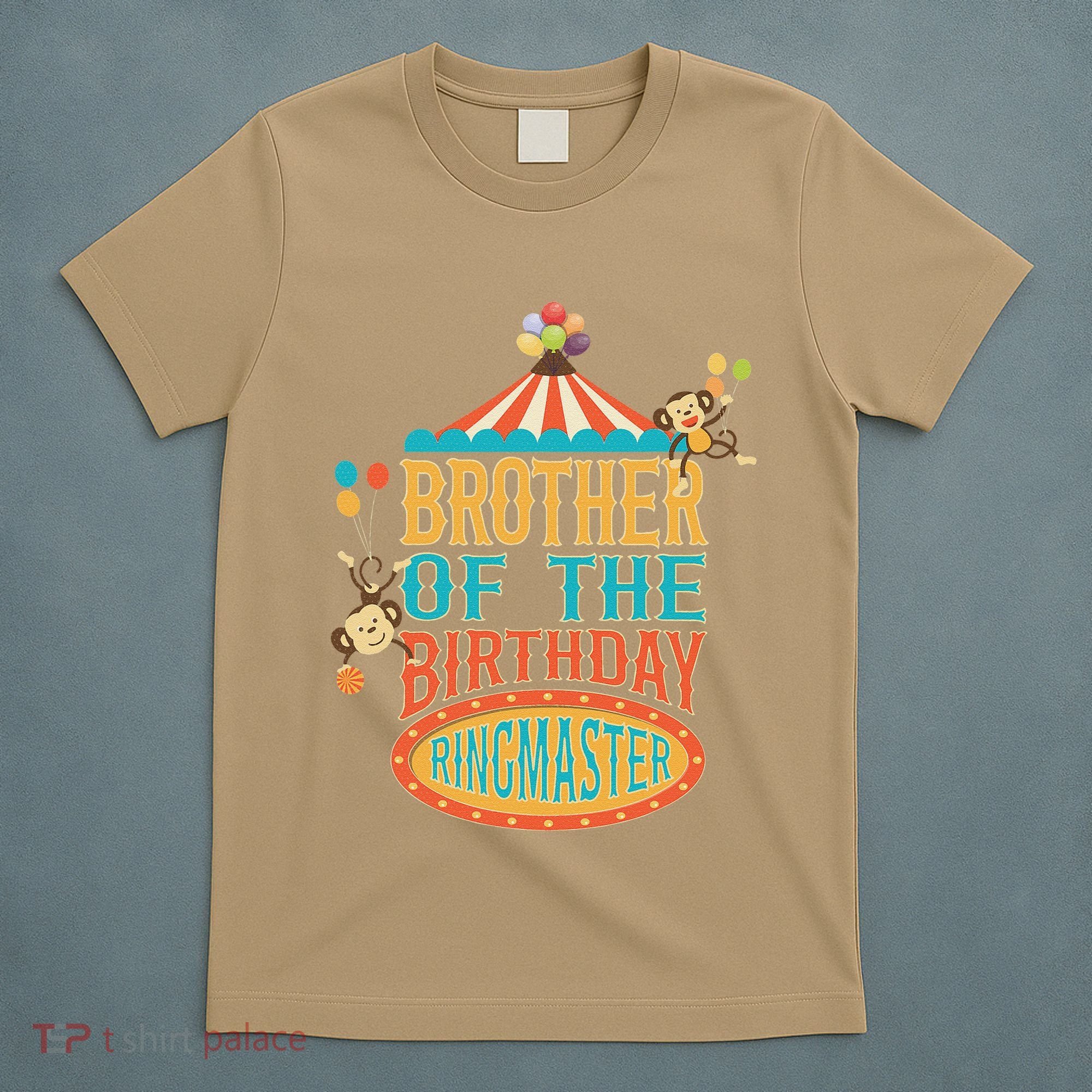 Brother Of The Birthday Ringmaster Circus Party Bday T-Shirt