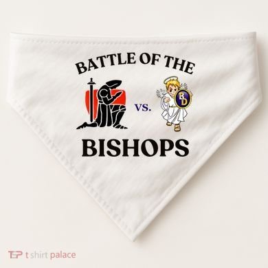 Battle Of The Bishops USA-Made Doggie Bandana