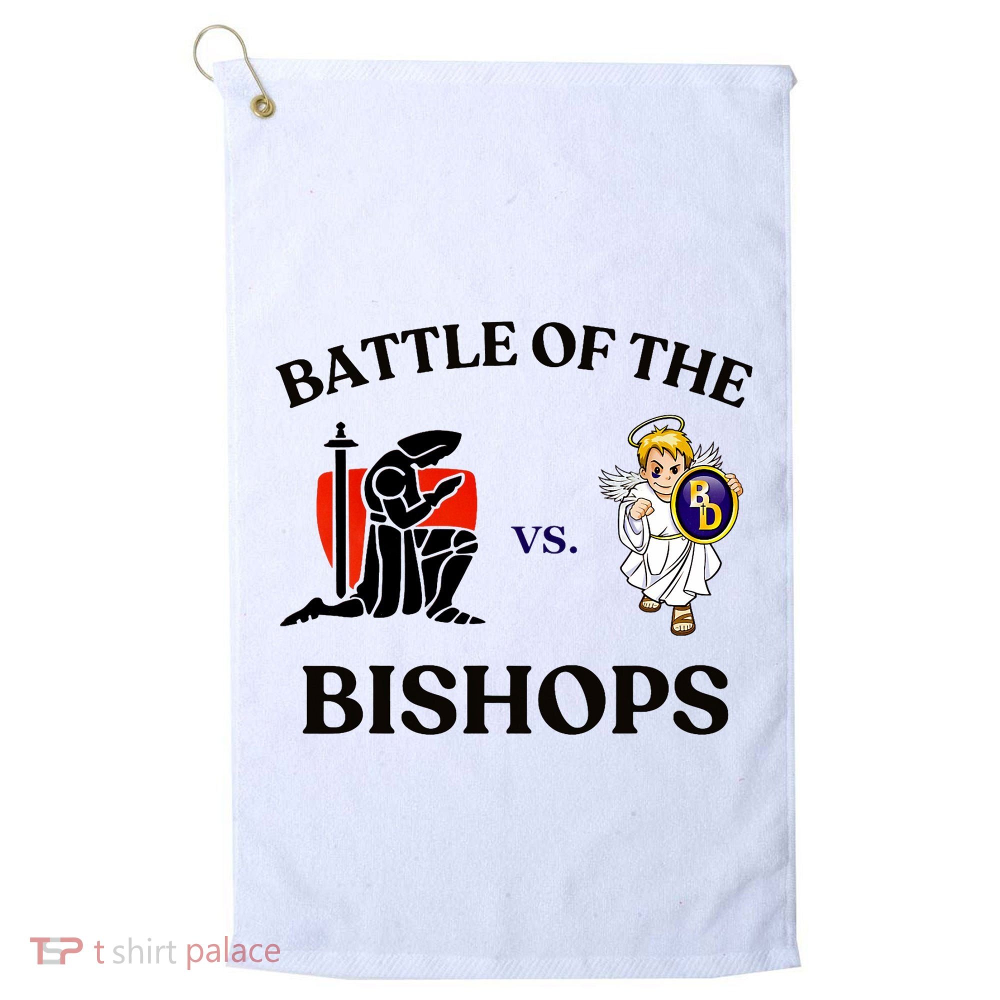 Battle Of The Bishops Golf Towel