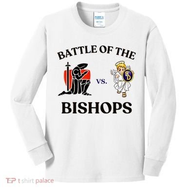 Battle Of The Bishops Kids Long Sleeve Shirt